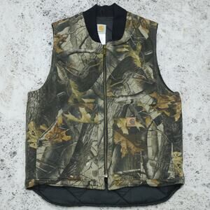 Vintage Carhartt V20 CMO Realtree Camo Arctic Vest Size Medium